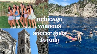 ITALY VLOG uchicago womens soccer in italy [upl. by Aros227]