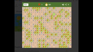 Google Minesweeper 170 HARD 665x6 [upl. by Almallah]