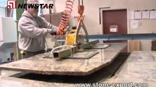 How to fabricate a granite countertop [upl. by Darnall690]