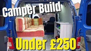 Peugeot Partner Micro Camper DIY Conversion Build  Van Life UK [upl. by Akenihs]