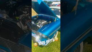 1025HP Demon 170 in a 1958 Plymouth carshow mopar [upl. by Ezarra]