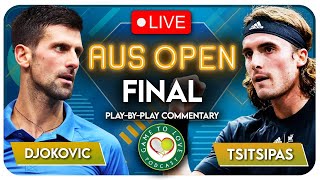 DJOKOVIC vs TSITSIPAS  Australian Open Final 2023  LIVE Tennis PlaybyPlay Stream [upl. by Kalinda]