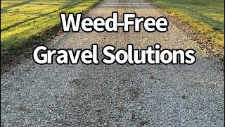 Maintaining a WeedFree Gravel Driveway [upl. by Imoyik]