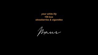 strawberries amp cigarettes  w lyrics   markmin [upl. by Philps]