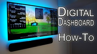 Digital Dashboard CalendarWeatherToDo Listetc [upl. by Poland]