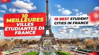 10 Meilleures villes étudiantes de France [upl. by Rudiger]