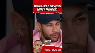 Neymar pela primeira vez da premiação bola de ouro neymarjr neymar futebol futebolbrasileiro [upl. by Waly837]