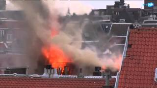 Indrukwekkend beeld grote brand Haarlem [upl. by Dolores102]