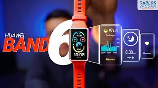 HUAWEI BAND 6  La Smartband MÁS COMPLETA que puedes encontrar [upl. by Bekelja759]