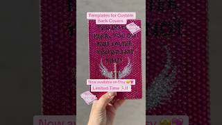 Custom Back Cover Templates Now Available on Etsy etsyseller acotar booktube bedazzle crafty [upl. by Acinom280]