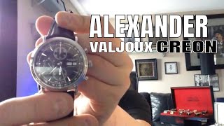 Alexander Watches  Alexander Valjouxe Automatic  Creon [upl. by Eda]