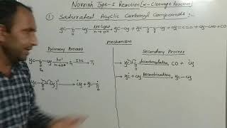 Norrish Type 1 Reaction  Alpha Cleavage Reaction  MSc3rd Semester By SR Bishnoi [upl. by Nhepets]