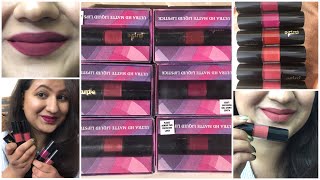 Affordable Lipstick India Lip Swatches Honest Review Purpllecom Ultra HD matte liquid lipstick [upl. by Nyladnar821]