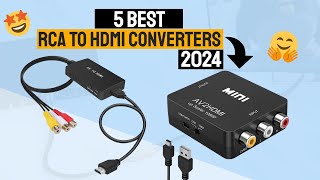 Best RCA To HDMI Converter In 2024  Top 5 RCA To HDMI Converters Review [upl. by Odella]