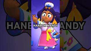 What Mandy Skin Is Better Magma Mandy vs Hanbok Mandy brawlstars brawlstarsgame shorts [upl. by Anaila]