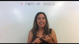 EIGHT PARTS OF SPEECH 1  INTRO [upl. by Balfore]