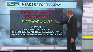 Tuesdays Statewide Tornado Drill highlights Indianas Severe Weather Preparedness Week [upl. by Ahsiemal]