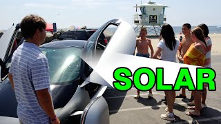 We Took Our Solar EV to the Beach – Here’s What Happened [upl. by Ardnaeed]