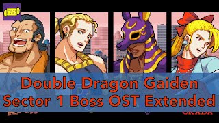 Double Dragon Gaiden Rise of the Dragons  Sector 1 Boss Theme OST Extended [upl. by Nazarius]