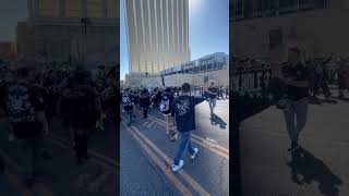 Raiders fans debut new “March to Victory” different from the Oakland activities Raidernation [upl. by Suter]