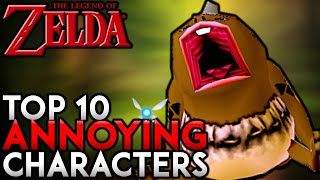 Top 10 ANNOYING Characters in Zelda Games  The Legend of Zelda Top Ten List [upl. by Gnoh]