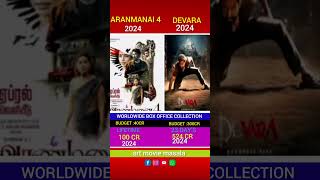 ARANMANAI 4 🆚 BHOOL BHULAIYYA 3 shorts srt virel worldwide box office collection amaran ntr [upl. by Ettenim]