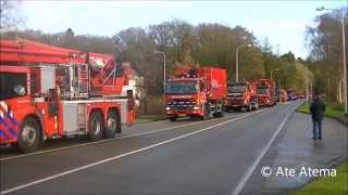 30112013 Brandweer Assen opent twee nieuwe kazernes met feestelijke optocht [upl. by Florrie]