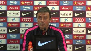 Luis Enrique konzentriert sich voll auf das Stadtderby  FC Barcelona  Espanyol [upl. by Esilahs]