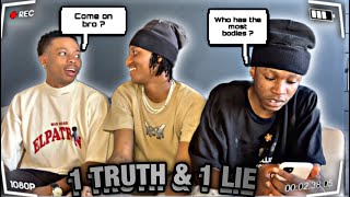 1 TRUTH amp 1 LIE  EXPOSING ALL 🤯 😳 HOW MANY PREGNANCY SCARS  lifethruarjin slykb0y [upl. by Polivy]