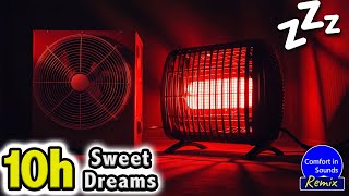 EVERYONE FALLS ASLEEP with THIS White Noise  Intense Fan ASMR amp Heater Fan to Sleep or Study [upl. by Rehpotirhc]