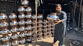 How is Afghanistan’s famous pressure cooker made from engine block at Ahmed Shah Mohsinzada factory [upl. by Lantha]