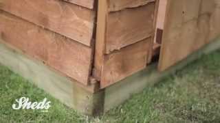 How to build a 6 x 4 Garden Shed from Shedscouk [upl. by Ring]