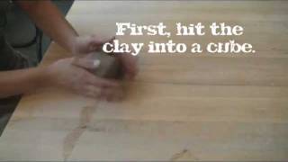 Wedging Clay How and Why [upl. by Leraj]