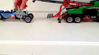 LEGO Technic 42008 Modification  Troubleshooting Lego Technic Hot Rod 42022 [upl. by Drofla]