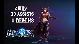 MY BEST Performance on HEROES OF THE STORM  ALEXSTRASZA 30 ASSISTS 0 DEATHS [upl. by Yesdnil]