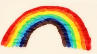 How to make a Wax Paper Rainbow [upl. by Ahseekal]