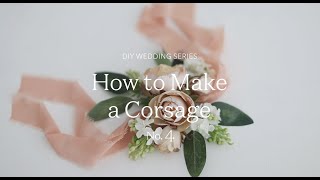 How to Make a Corsage with Fake Flowers [upl. by Mayrim]