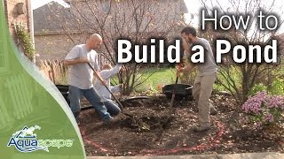 How To Build a Pond by Aquascape [upl. by Kciwdahc]