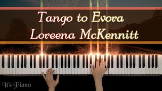 Tango to Evora Caddelerde Rüzgar  Loreena McKennitt  Piano cover long version  Synthesia [upl. by Swen]