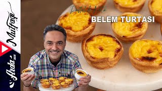 Belem Turtası  Pastel De Nata  Arda’nın Mutfağı [upl. by Betti]