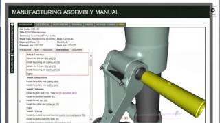 Cortona3D Manufacturing Work Instructions [upl. by Silecara863]