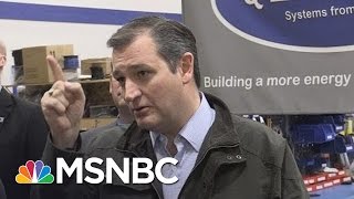 Ted Cruz Donald Trump Is A Sniveling Coward  MSNBC [upl. by Ahseniuq]