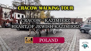 Walking Tour of Cracow  Kazimierz  Heart of Jewish Kazimierz [upl. by Asle]