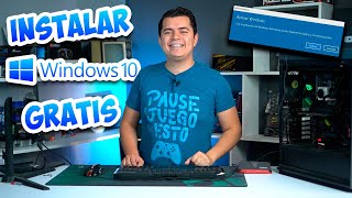 Como Instalar Windows 10 Gratis y Activarlo en 2021  Protomdz [upl. by Jerry573]