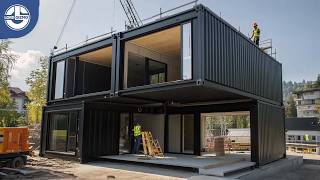 Building a 2Floor Shipping Container Home with a Terrace Start to Finish mlgkontejneri3283‬ [upl. by Quigley]