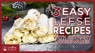 3 Easy Lefse Recipes amp Filling Ideas  How to Make Lefse [upl. by Hashimoto]