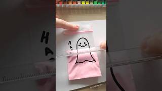 Wait✋they dont love you like I love you ✨Cute Zip Lock Bag Trick art drawing magic [upl. by Aihsit]