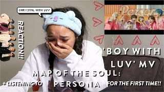 BTS 방탄소년단 BOY WITH LUV REACTION  MAP OF THE SOUL PERSONA FIRST LISTEN ✿ [upl. by Aninaj]