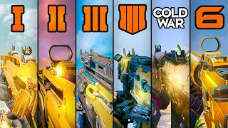 Unlocking Gold Camo in EVERY CoD Black Ops [upl. by Mcintyre]