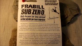 Frabill SUBZERO® LOW TEMP TIPUP LUBRICANT Ice Fishing [upl. by Aicella521]